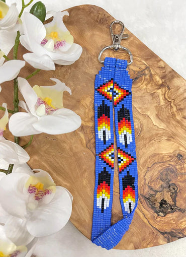 Loomed Beaded Wrist Lanyard