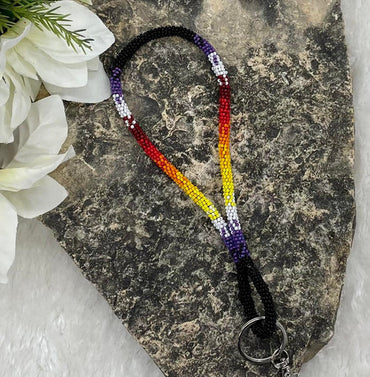 Rainbow Wrist Lanyard