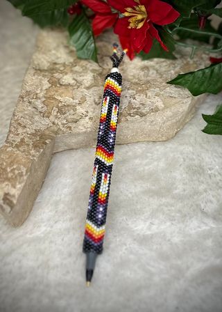 Feather Beaded Pen